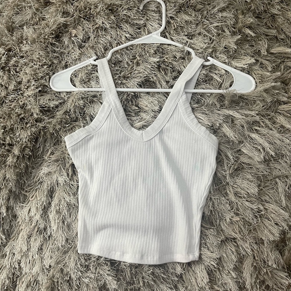Basic white tank top